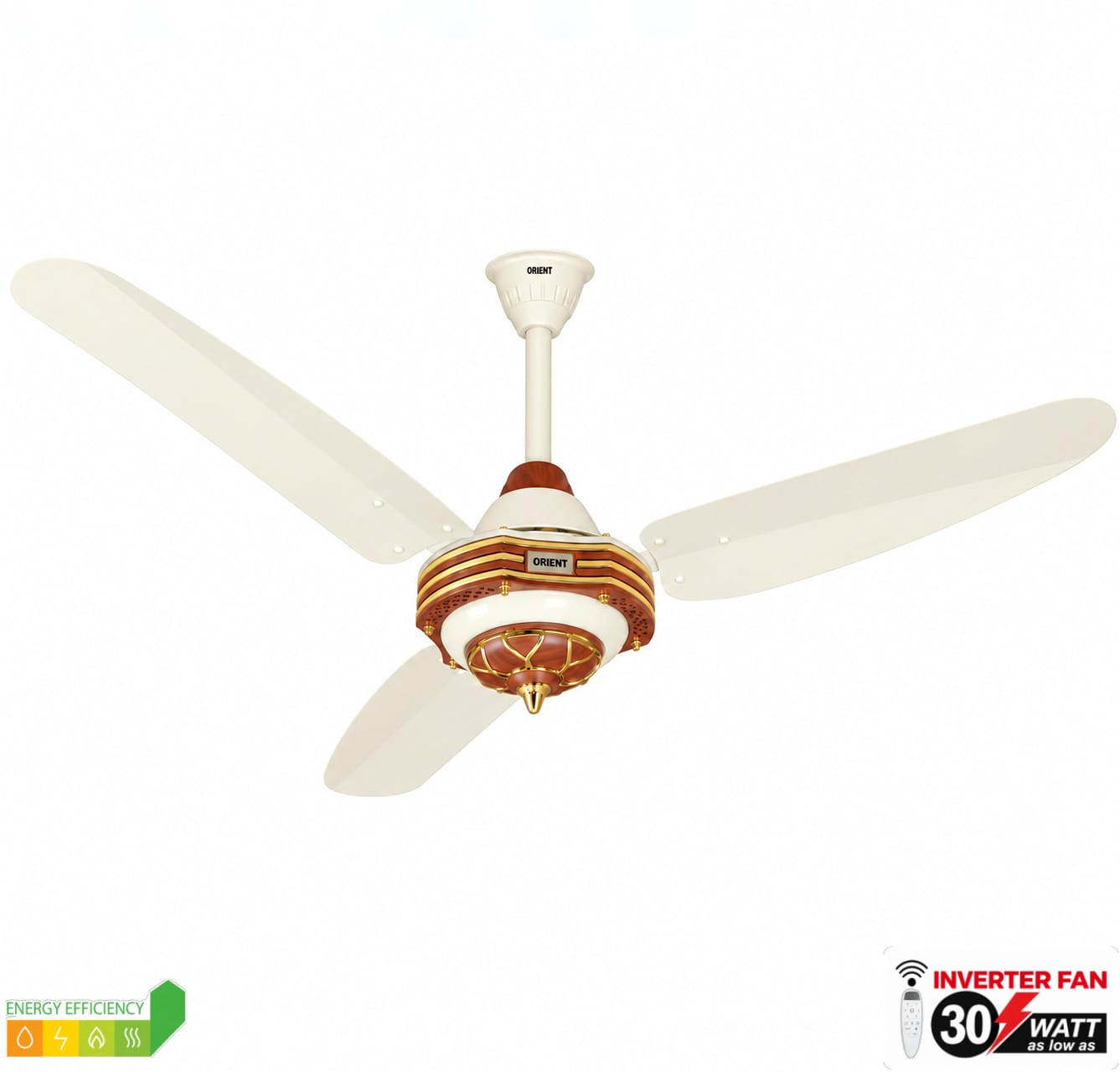 INVERTER 30 WATTS CROWN Model 56'' Ceiling Fan | Orient Appliances