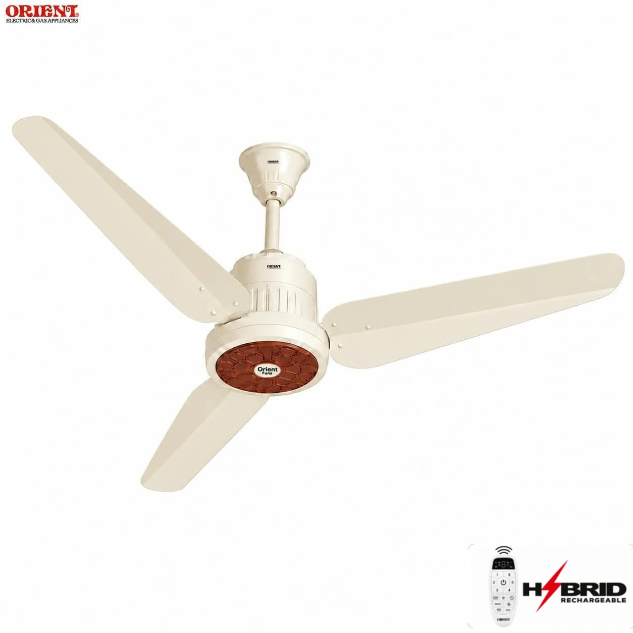 Orient 56” Hybrid Ceiling Fan with Built-In 11A Lithium Battery – First in Pakistan Since 2024 | 6-Year Warranty | Official Site