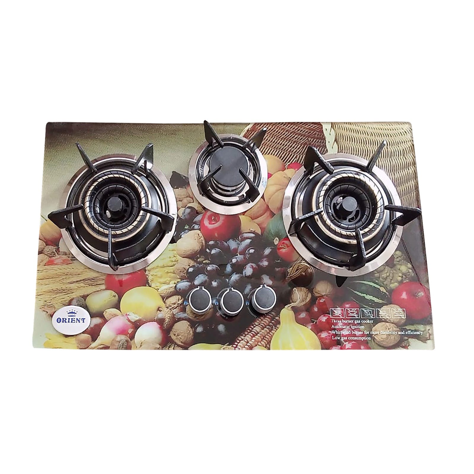 Orient Glass Hob OR-SG-202 3 Burner Orient Appliances