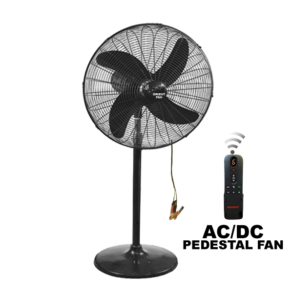 A/C D/C Pedistal Fan 4 Blades 24'  Orient Appliances